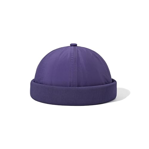 CLAPE Sommer Cap Ohne Schirm Wasserdicht Nylon Docker Cap Dockermütze Ultradünn Seemannsmütze Verstellbar Hafenmütze Beanie Skullcap von CLAPE