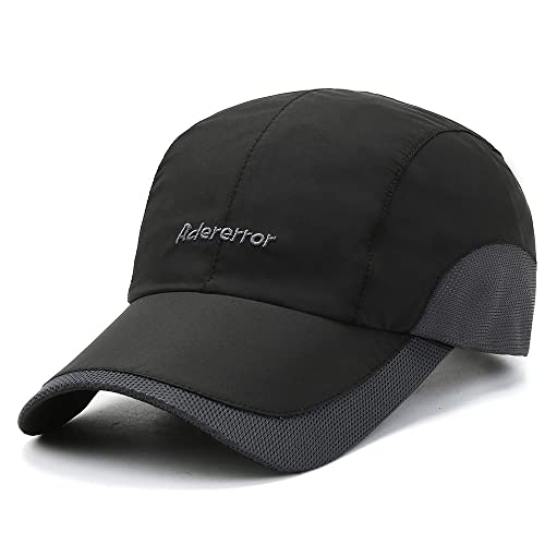 CLAPE Atmungsaktive Mesh Sport Cap Herren Sommer Schnelltrocknend Basecap Damen Verstellbar Unstructured Running Cap UV Schutz Outdoor Schildkappe von CLAPE