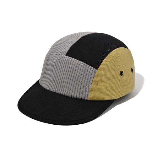CLAPE Unisex 5 Panel Corduroy Baseball Cap - Flache Krempe, Verstellbarer Snapback, Low Profile, UV-Schutz Schildmütze, Unstructured Dad Cap CLAPE Unisex 5 Panel Corduroy Baseball Cap - Flache Krempe, Verstellbarer Snapback, Low Profile, UV-Schutz Schildmütze, Unstructured Dad Cap von CLAPE