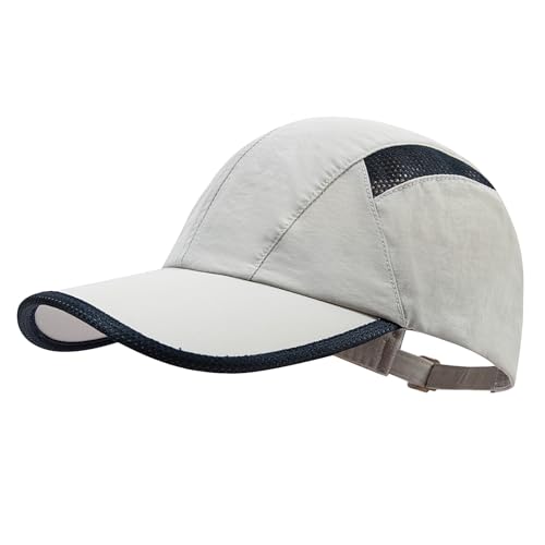 CLAPE Unisex Mesh Baseball Cap Leicht Atmungsaktiv Running Cap Sommer Schnelltrocknend Sport Cap Unstructured Hats Verstellbar Schildkappe von CLAPE