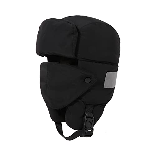 CLAPE Unisex Warm Winter Hat with Ear Flaps Wasserdicht Trapper Mütze Thermal Fliegermütze Winddicht Bomber Hut Warme Russen Mütze von CLAPE