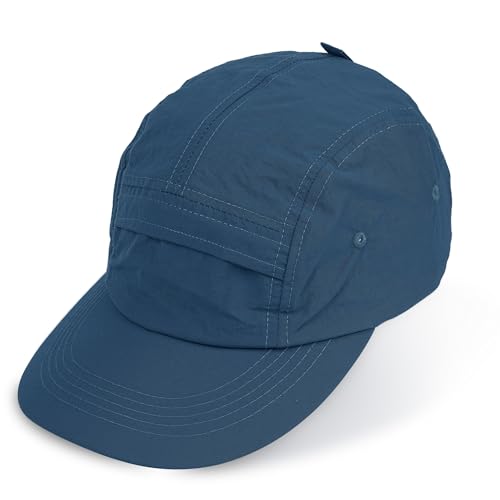CLAPE Wasserdicht 5 Panel Basecap UV Schutz Baseball Cap Verstellbar Sport Caps Sommer Schildmütze Unstructured Running Hat von CLAPE