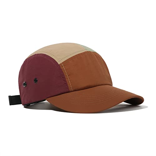 CLAPE Wasserdicht Basecap 5 Panel Baseball Cap Unstructured Low Profile Cap Nylon Sport Cappy UV Schutz Kappe Outdoor Camp Cap Hip Hop Hut von CLAPE