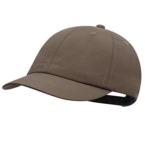 CLAPE Wasserdicht Basecap Low Profile Baseball Cap mit Kurzer Schirm Outdoor Sun Cap Verstellbar Schildkappe Schnelltrocknend Running Cap von CLAPE