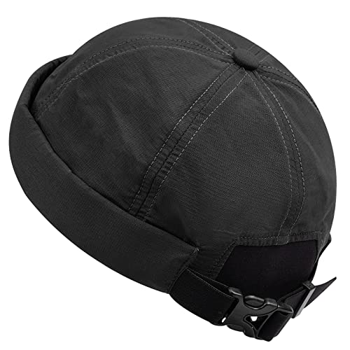 CLAPE Wasserdicht Docker Cap Herren Atmungsaktive Seemannsmütze Verstellbar Cap Ohne Schirm Docker Mütze Damen Beanie Skull Cap von CLAPE