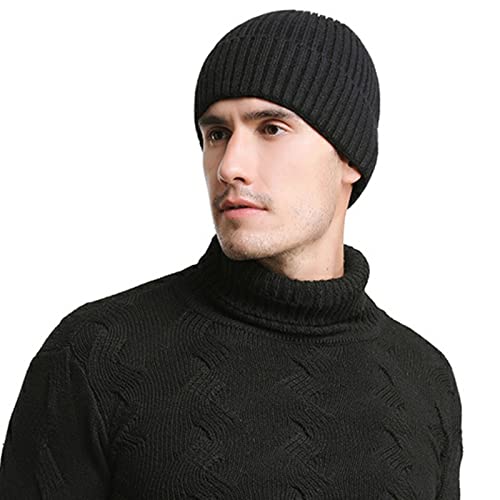 CLAPE Winter Beanie Mütze Herren Damen Weich Stretchy Wollmütze Strickmütze Cuffed Trawler Knit Hat Feinstrick Mütze Acrylic Watch Hat von CLAPE