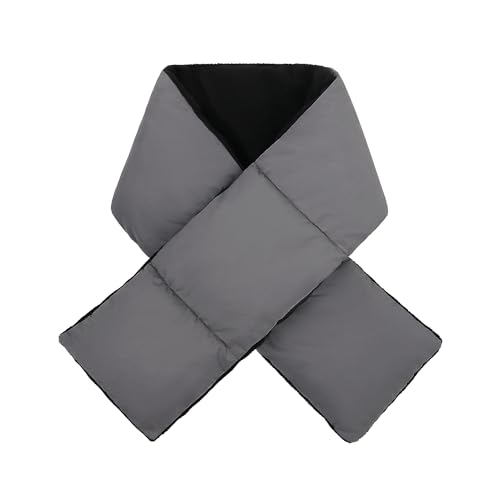 CLAPE Winter Schals Damen Pure Farbe Herrenschal Weiche Warm Daunenschal Polarfleece Loophole Scarf von CLAPE