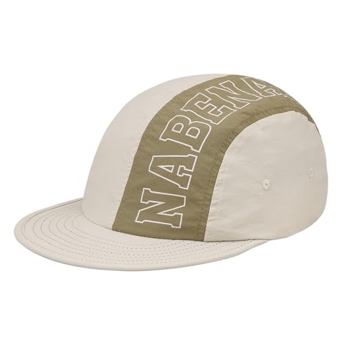 CLAPE wasserdichte Leichte Running Cap Schnelltrocknend Outdoor Sport Cap Herren Faltbare Unstructured Basecap Original Flat Brim Beige HDY1 von CLAPE