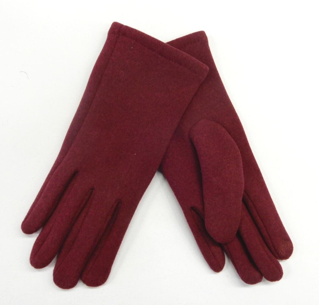 CLARINA - Da.-Handschuhe Touchscreen bordeaux - Gr. - L von CLARINA