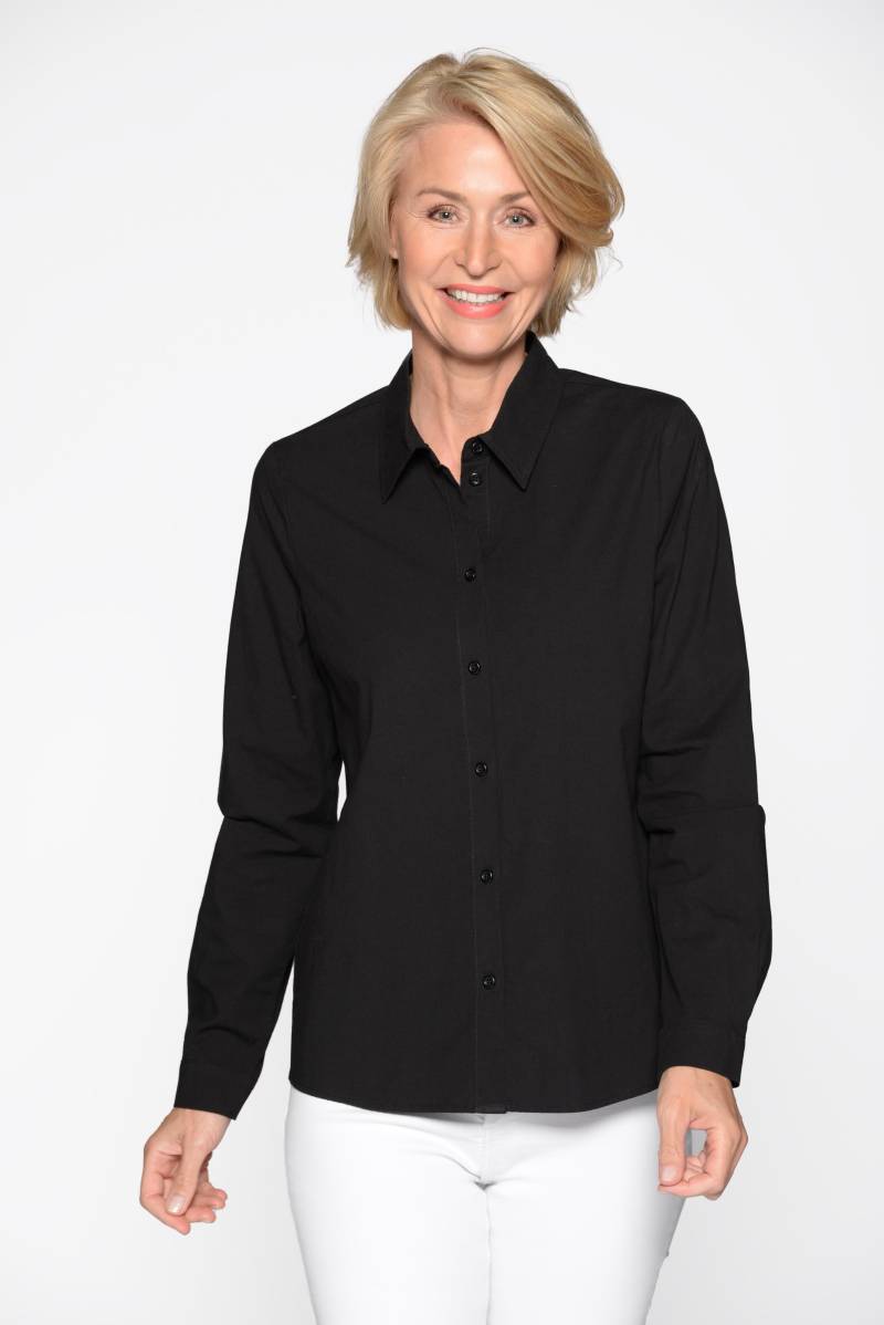 CLARINA - Ganzjahres NOS Bluse, 1/1 Arm 900 schwarz - Gr. - 42 von CLARINA