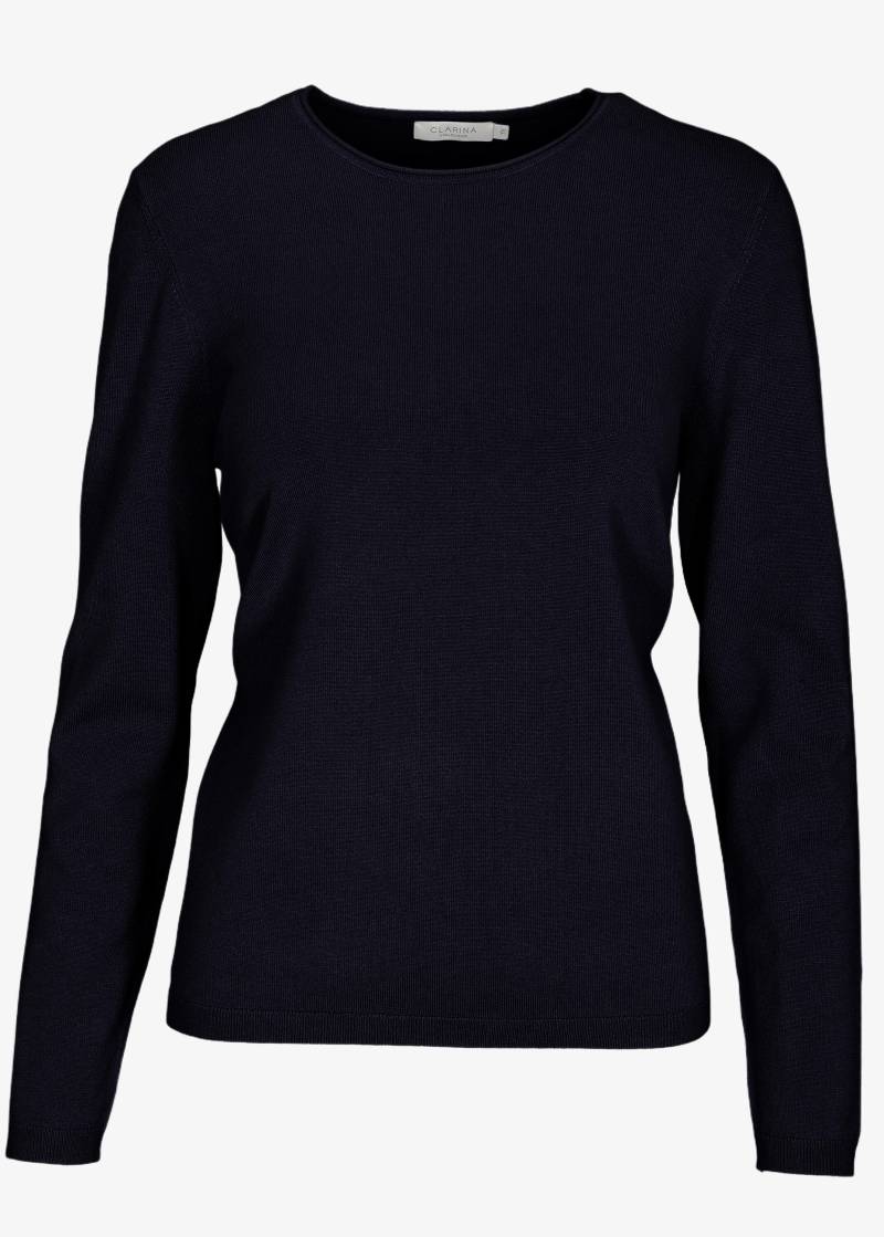 CLARINA - Ganzjahres NOS Rdh.-Pullover 623 marine - Gr. - 48 von CLARINA