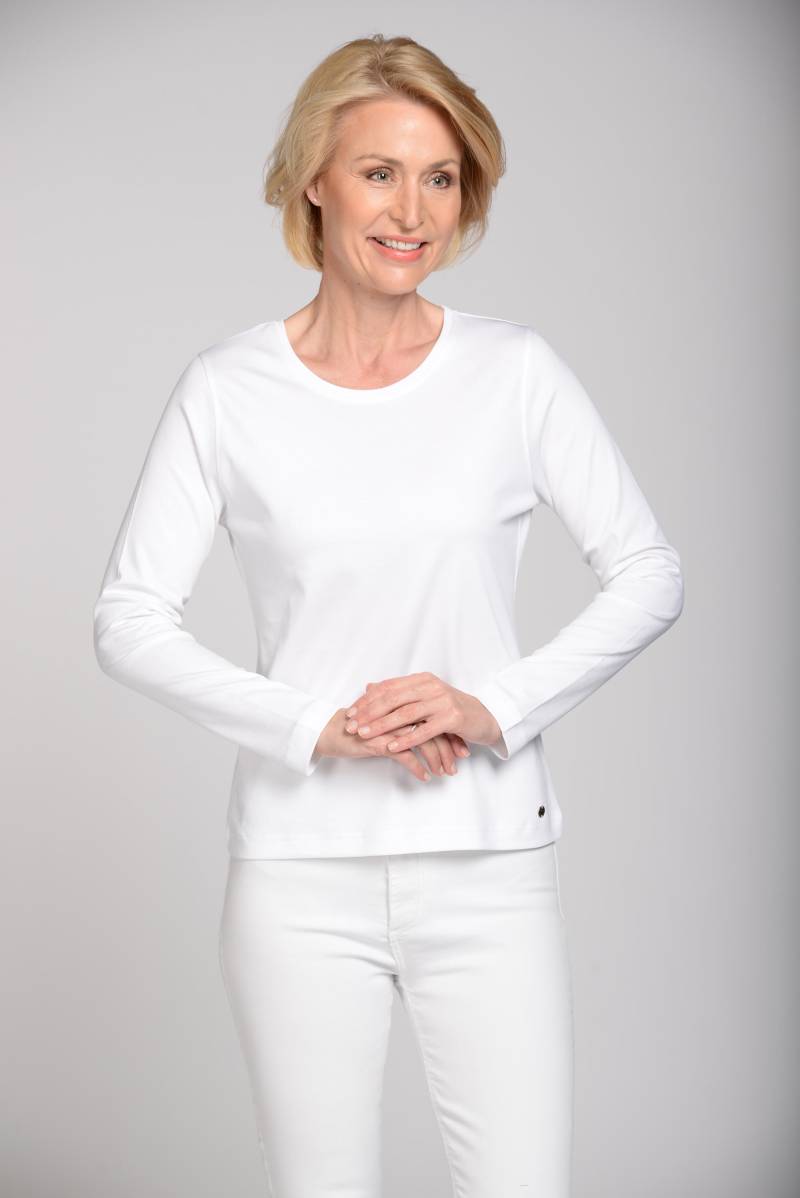 CLARINA - Ganzjahres NOS Rdh.-Shirt, 1/1 100 weiss - Gr. - 48 von CLARINA