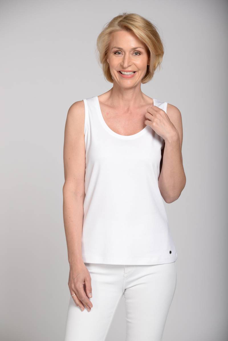 CLARINA - Ganzjahres NOS Rdh.-Top, uni 100 weiss - Gr. - 36 von CLARINA