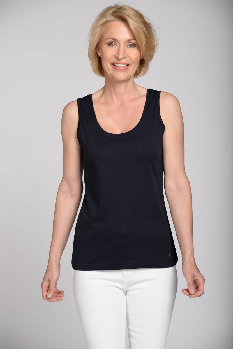 CLARINA - Ganzjahres NOS Rdh.-Top, uni 623 marine - Gr. - 44 von CLARINA