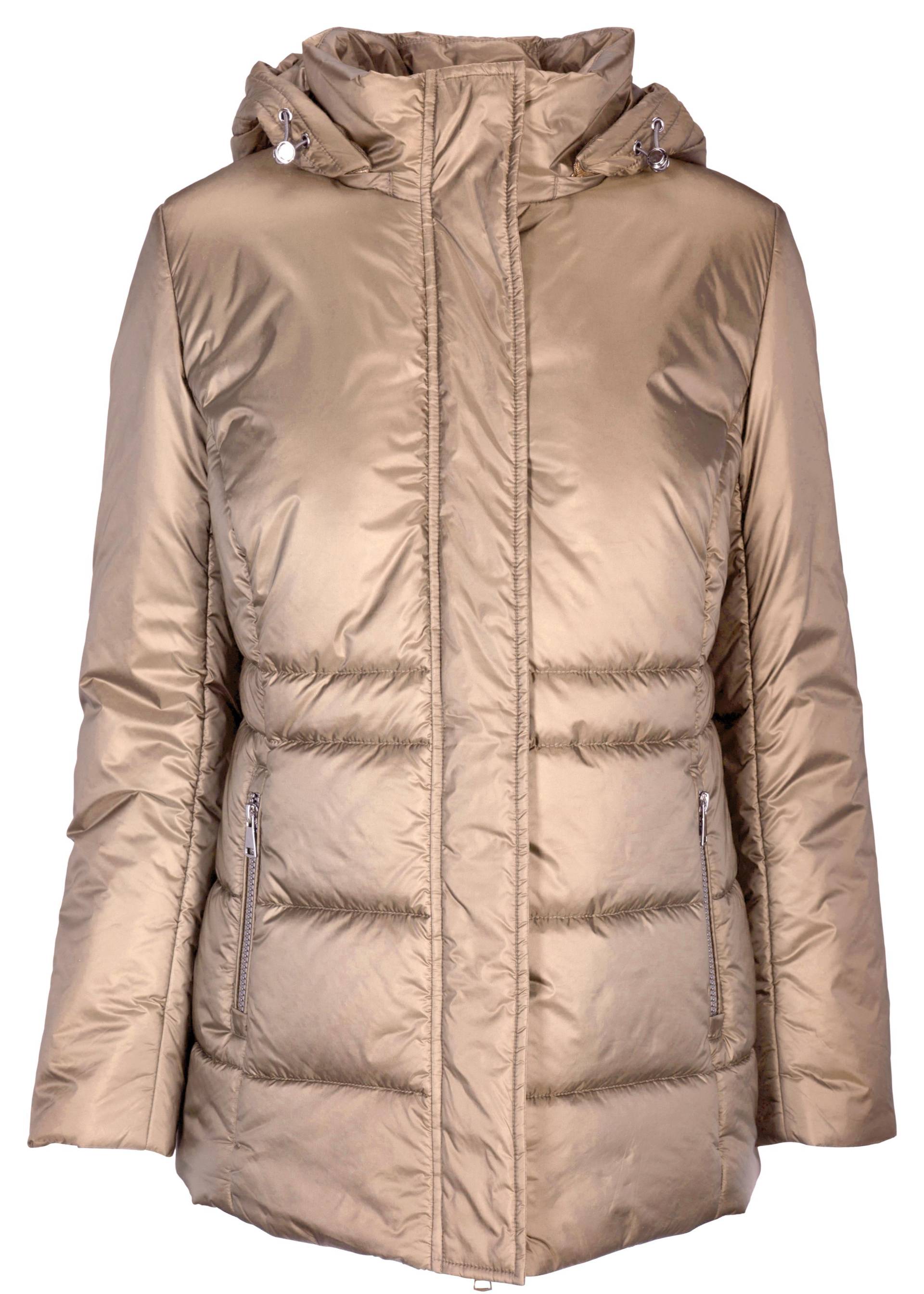 CLARINA - Jacke, Kapuze, 1/1-Arm nougat - Gr. - 36 von CLARINA