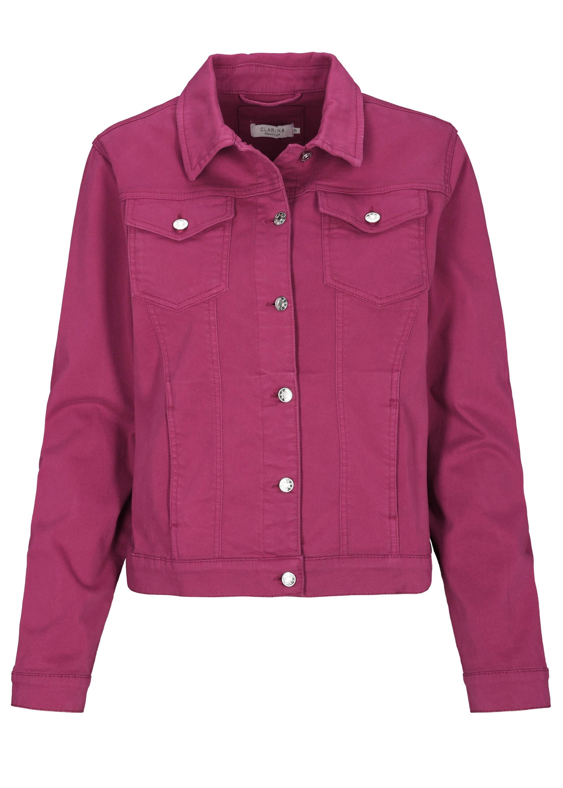 CLARINA - Jeansjacke beere - Gr. - 46 von CLARINA