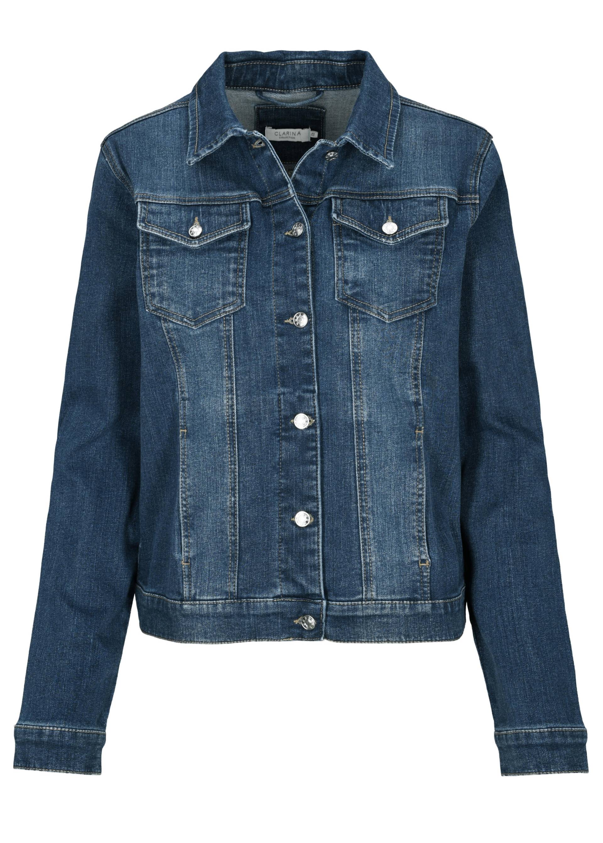 CLARINA - Jeansjacke dark denim - Gr. - 48 von CLARINA
