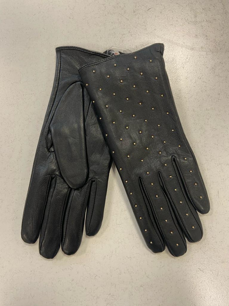 CLARINA - Lederhandschuhe schwarz - Gr. - 8 von CLARINA