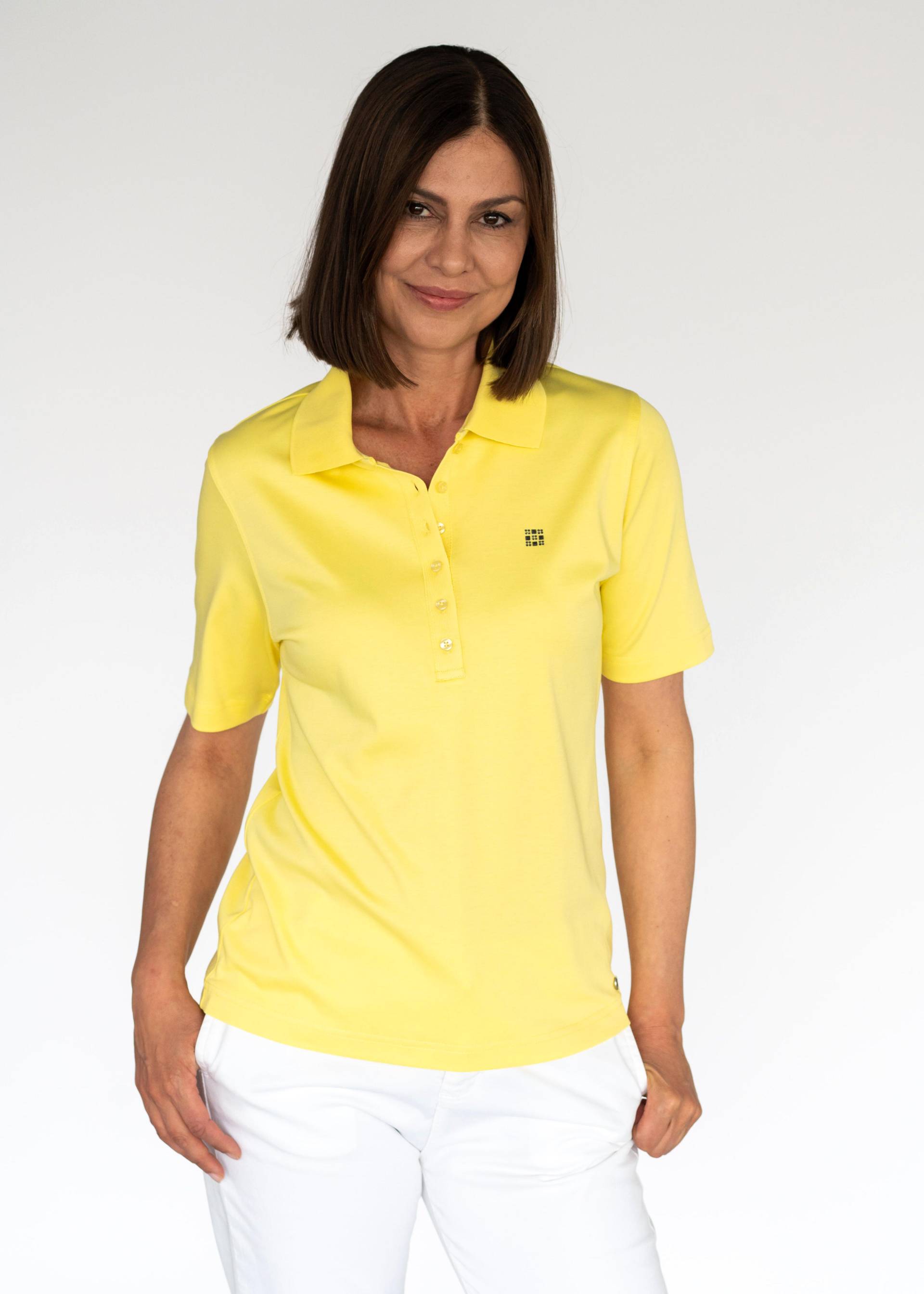 CLARINA - NOS Polo-Shirt, 1/2 Arm, uni 300 gelb - Gr. - 44 von CLARINA