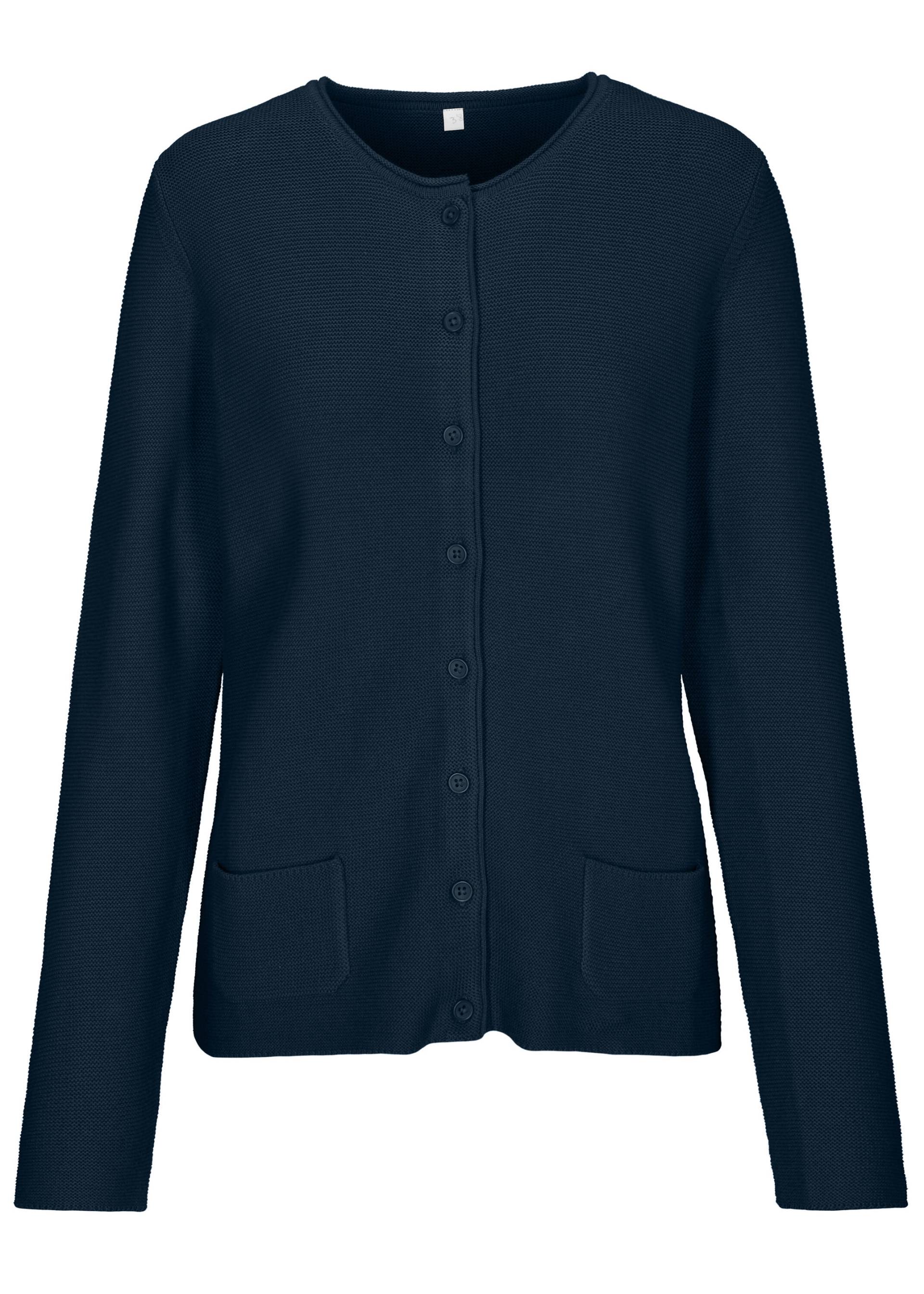 CLARINA - NOS Rdh-Cardigan, 1/1 Arm 623 marine - Gr. - 44 von CLARINA