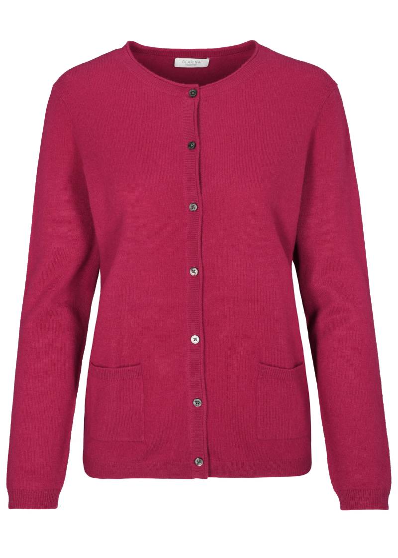 CLARINA - NOS Rdh.-Cardigan, 1/1 Arm,uni 444 beere - Gr. - 44 von CLARINA