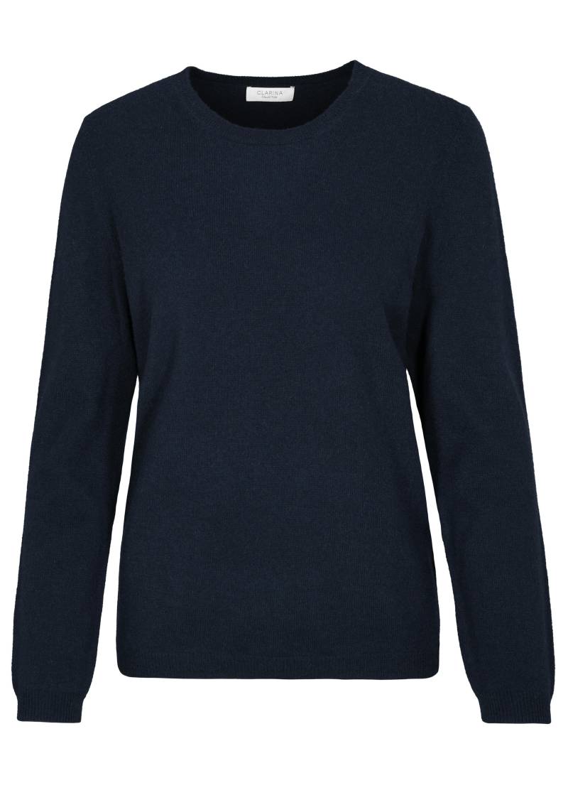 CLARINA - NOS Rdh.-Pullover, 1/1 Arm,uni 623 marine - Gr. - 42 von CLARINA