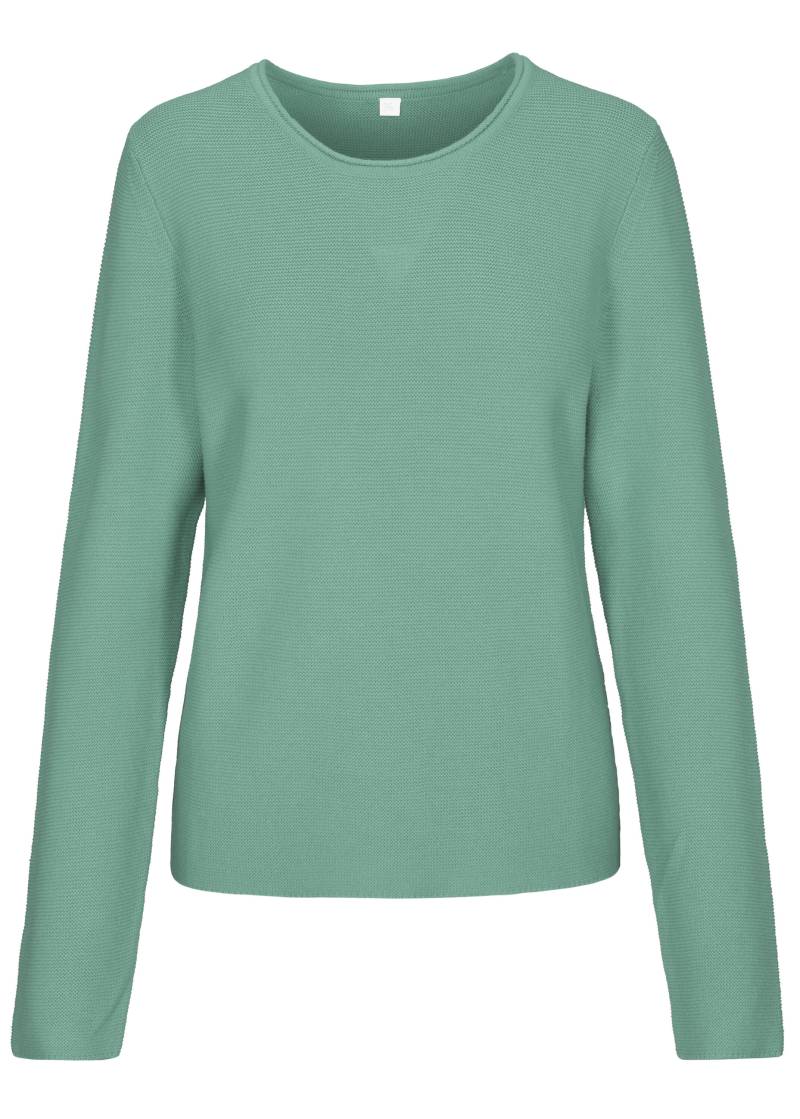 CLARINA - NOS Rdh.-Pullover, 1/1 Arm 545 ozean gruen - Gr. - 36 von CLARINA