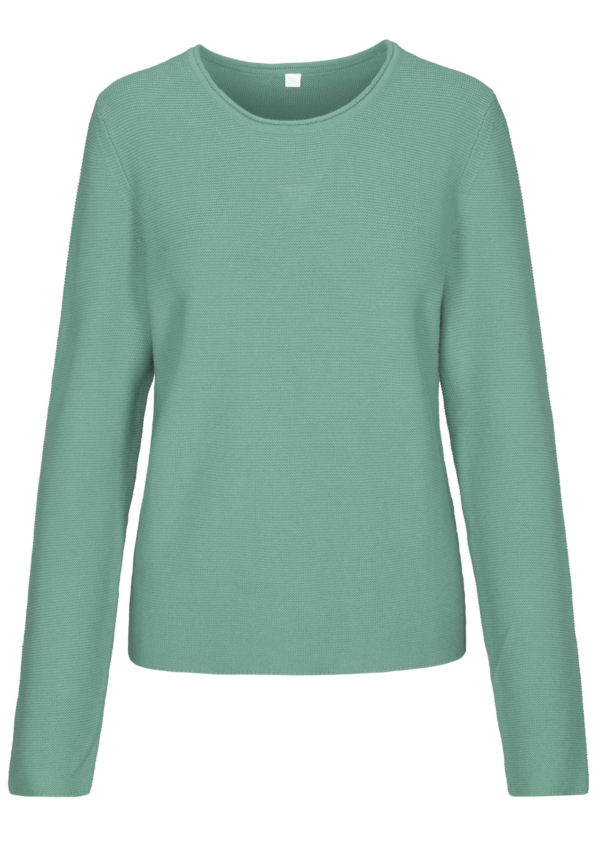 CLARINA - NOS Rdh.-Pullover, 1/1 Arm 545 ozean gruen - Gr. - 38 von CLARINA