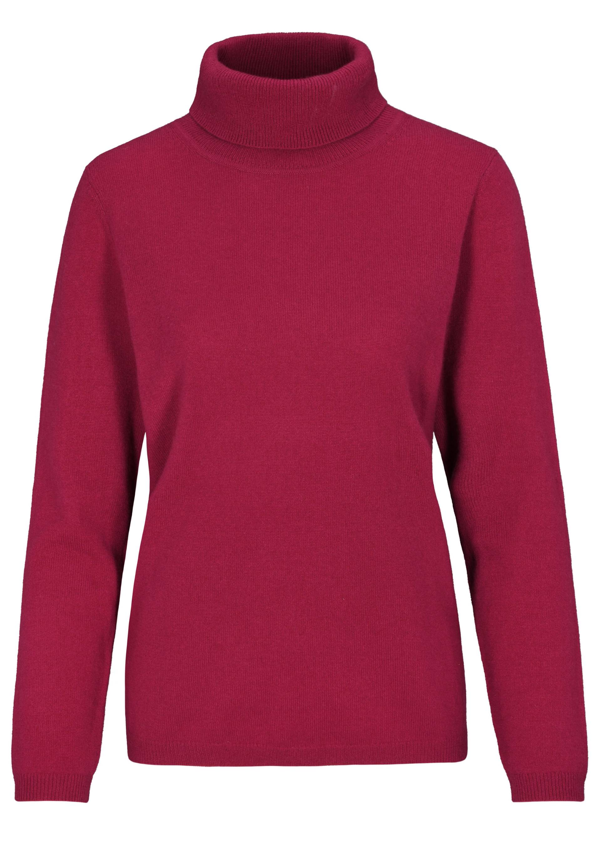 CLARINA - NOS Rollkragen-Pullover, uni 444 beere - Gr. - 46 von CLARINA