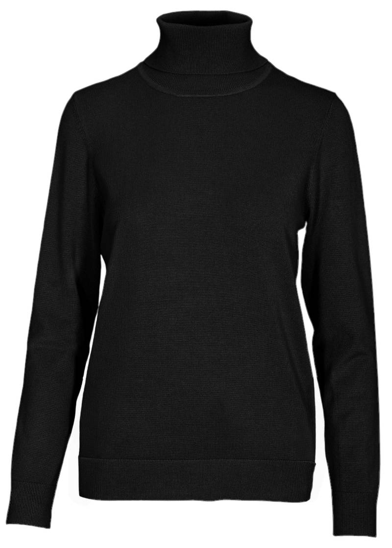 CLARINA - NOS Rollkragen-Pullover,1/1Arm 900 schwarz - Gr. - 48 von CLARINA