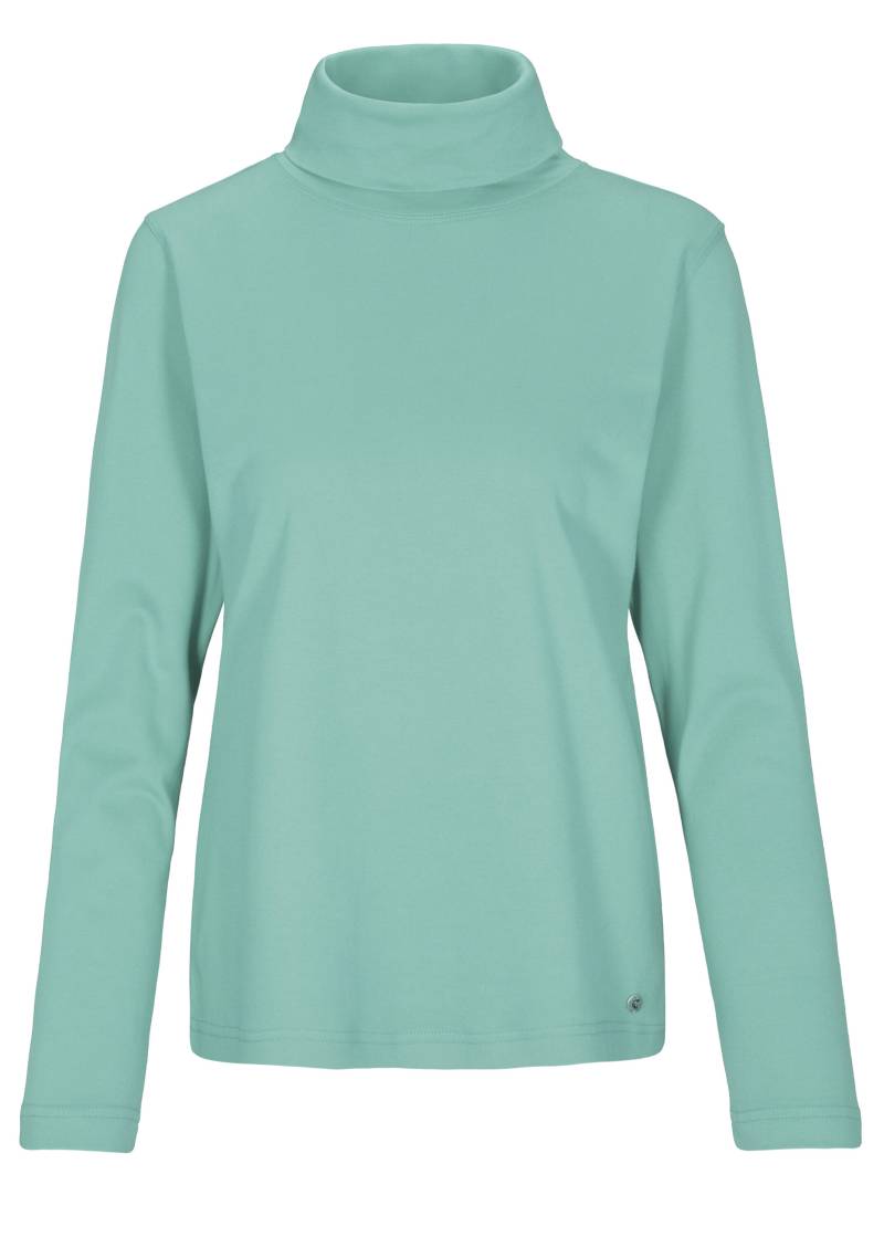 CLARINA - NOS Rollkragenshirt, 1/1 Arm 545 ozean gruen - Gr. - 36 von CLARINA