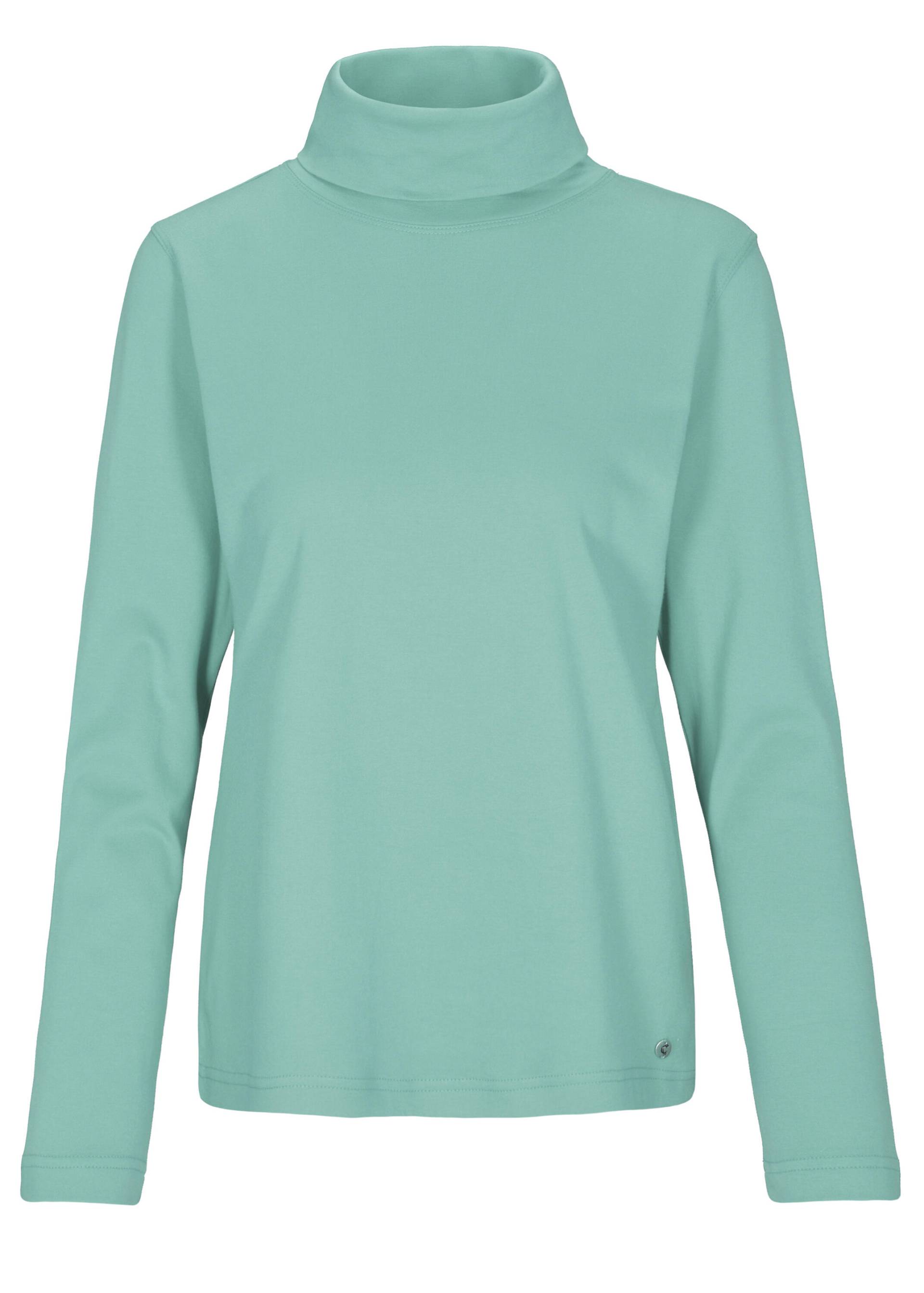 CLARINA - NOS Rollkragenshirt, 1/1 Arm 545 ozean gruen - Gr. - 44 von CLARINA