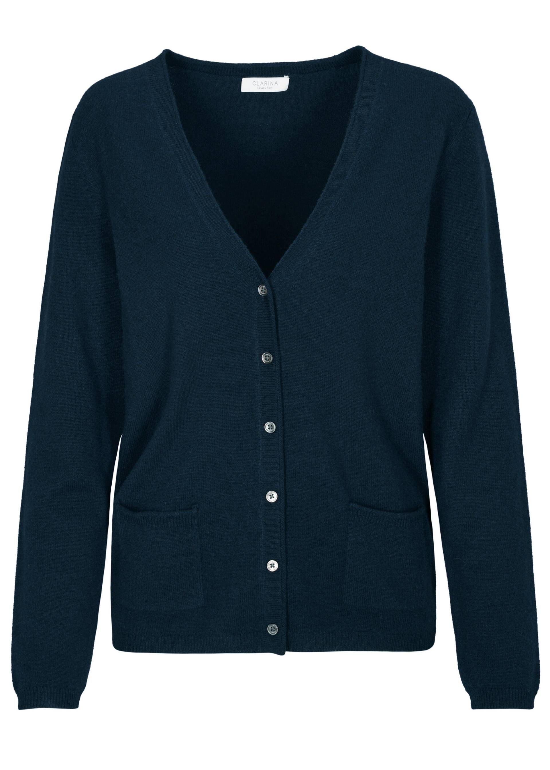 CLARINA - NOS V-Cardigan, 1/1 Arm, uni 623 marine - Gr. - 40 von CLARINA