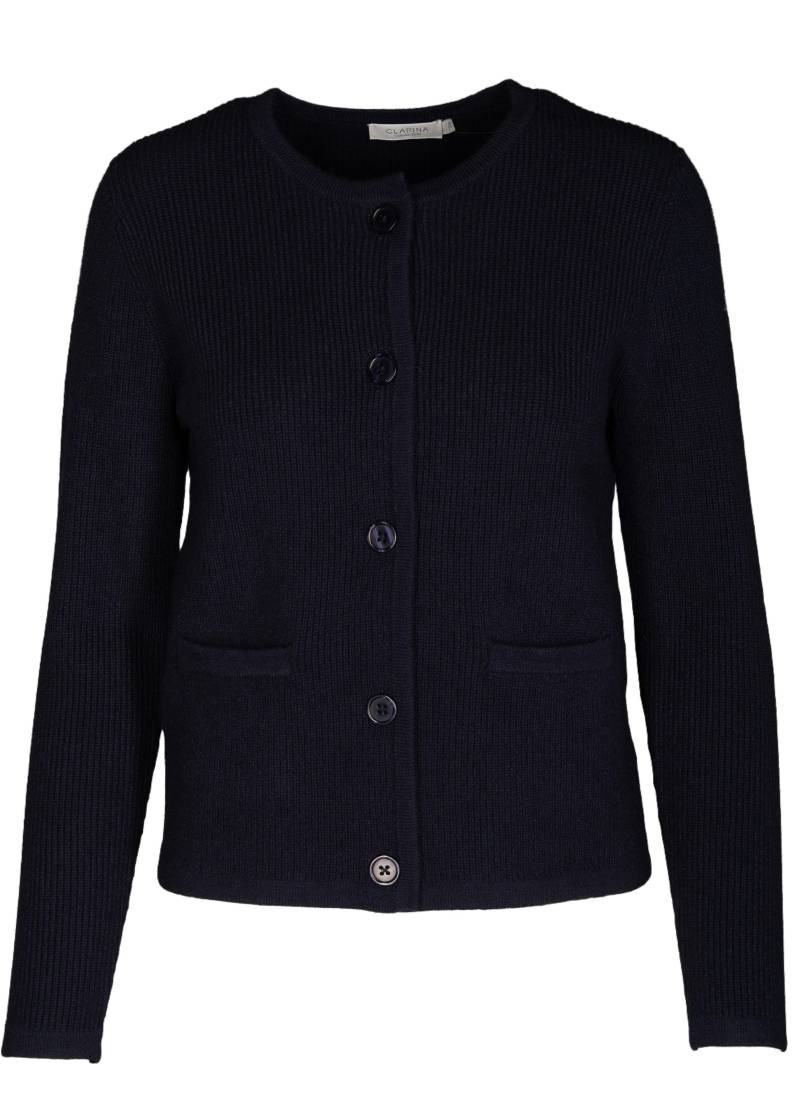 CLARINA - Rdh.-Cardigan, 1/1 Arm, uni marine - Gr. - 42 von CLARINA