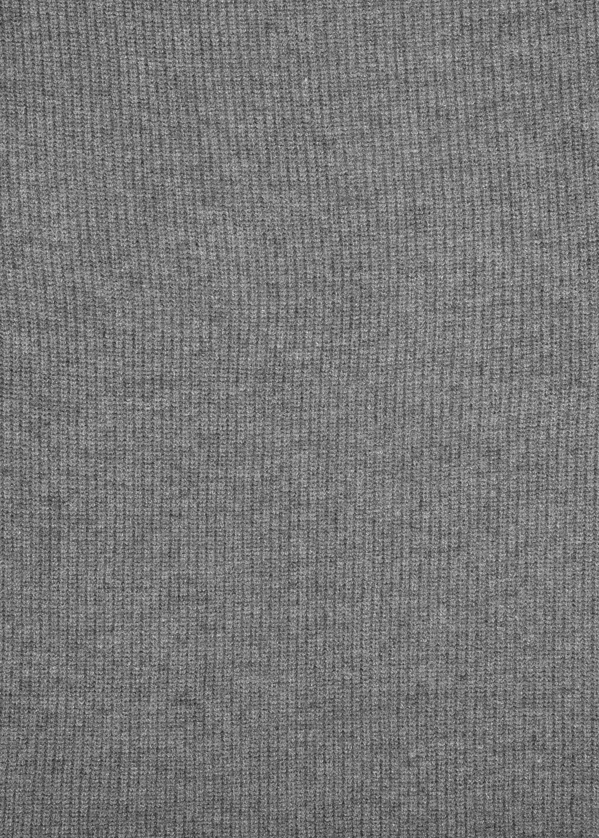 CLARINA - Rdh.-Pullover, 1/1 Arm, uni flanell mel. - Gr. - 48 von CLARINA