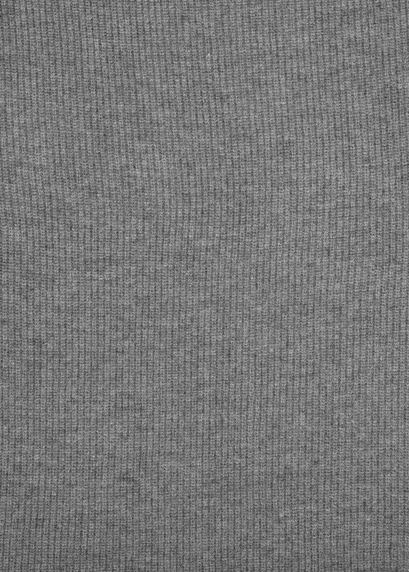 CLARINA - Rdh.-Pullover, 1/1 Arm, uni flanell mel. - Gr. - 48 von CLARINA