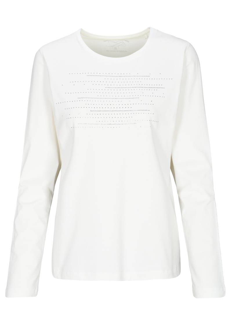 CLARINA - Rdh.-Shirt, 1/1 Arm, Druck offwhite - Gr. - 42 von CLARINA