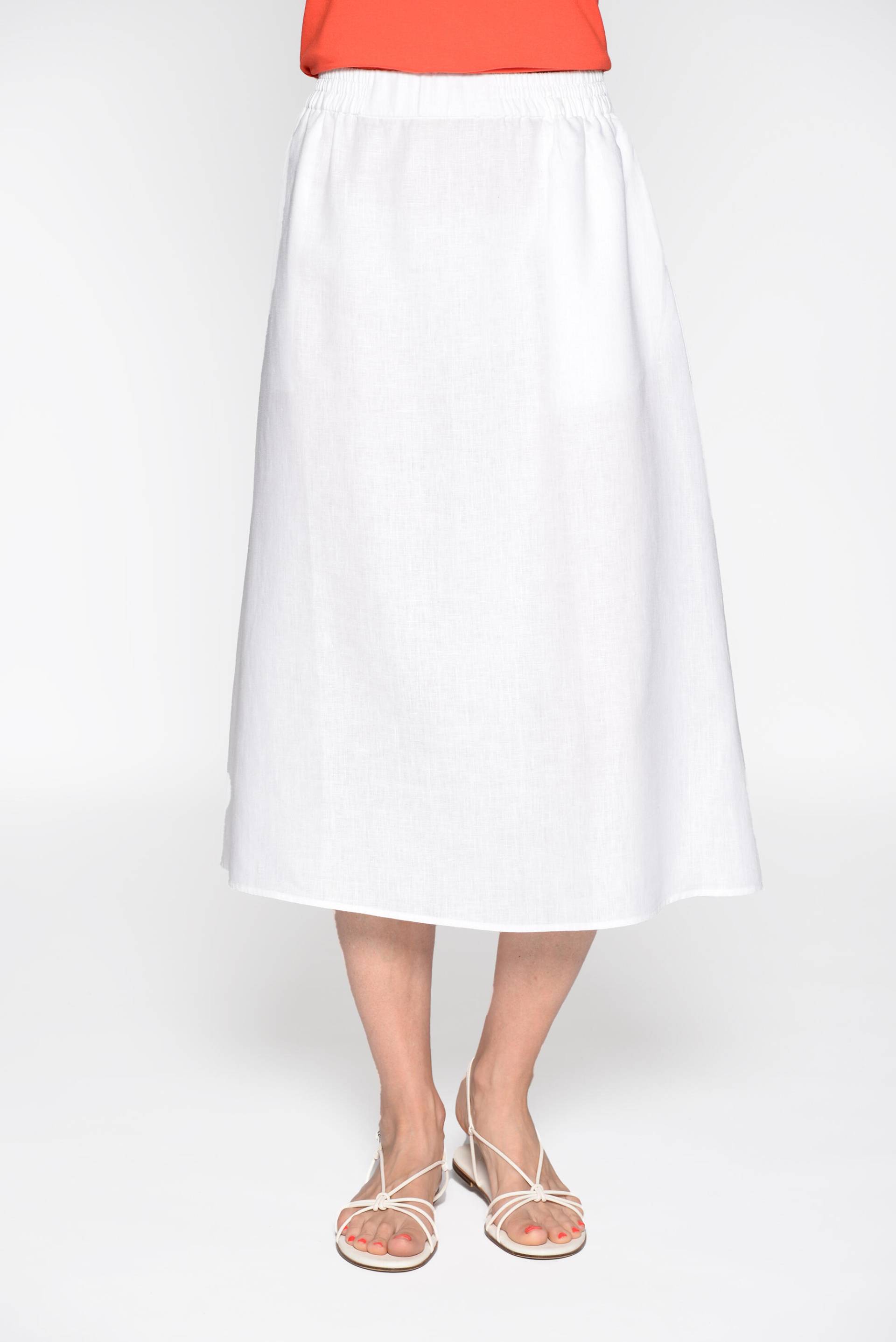 CLARINA - Rock, uni weiss - Gr. - 42 von CLARINA