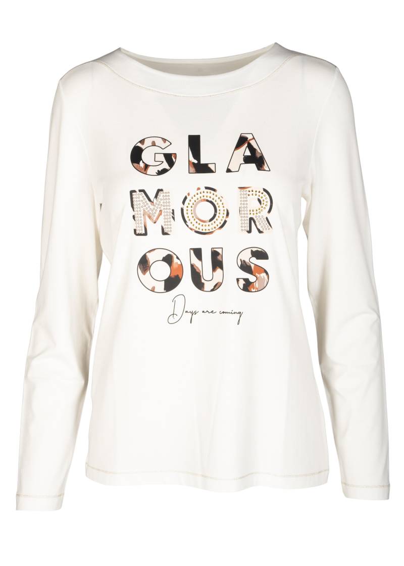 CLARINA - Shirt,U-Boot Ausschnitt,1/1Arm offwhite - Gr. - 42 von CLARINA