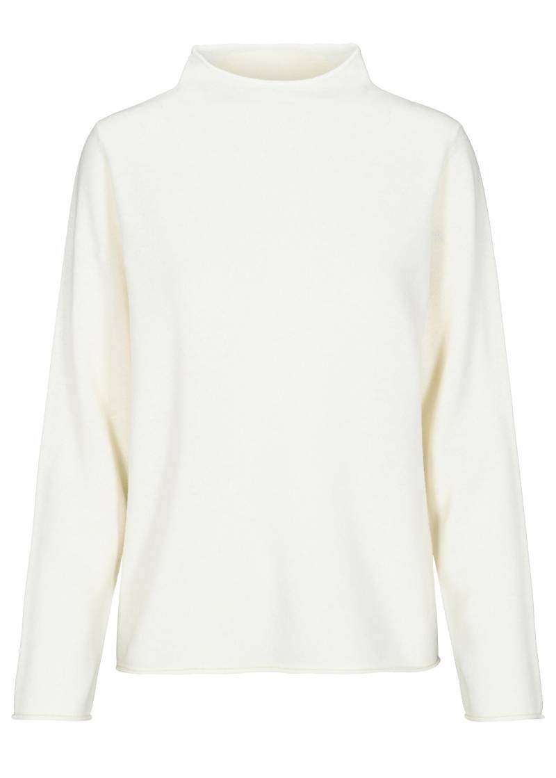 CLARINA - Stehbund-Pullover, 1/1 Arm,uni offwhite - Gr. - 44 von CLARINA