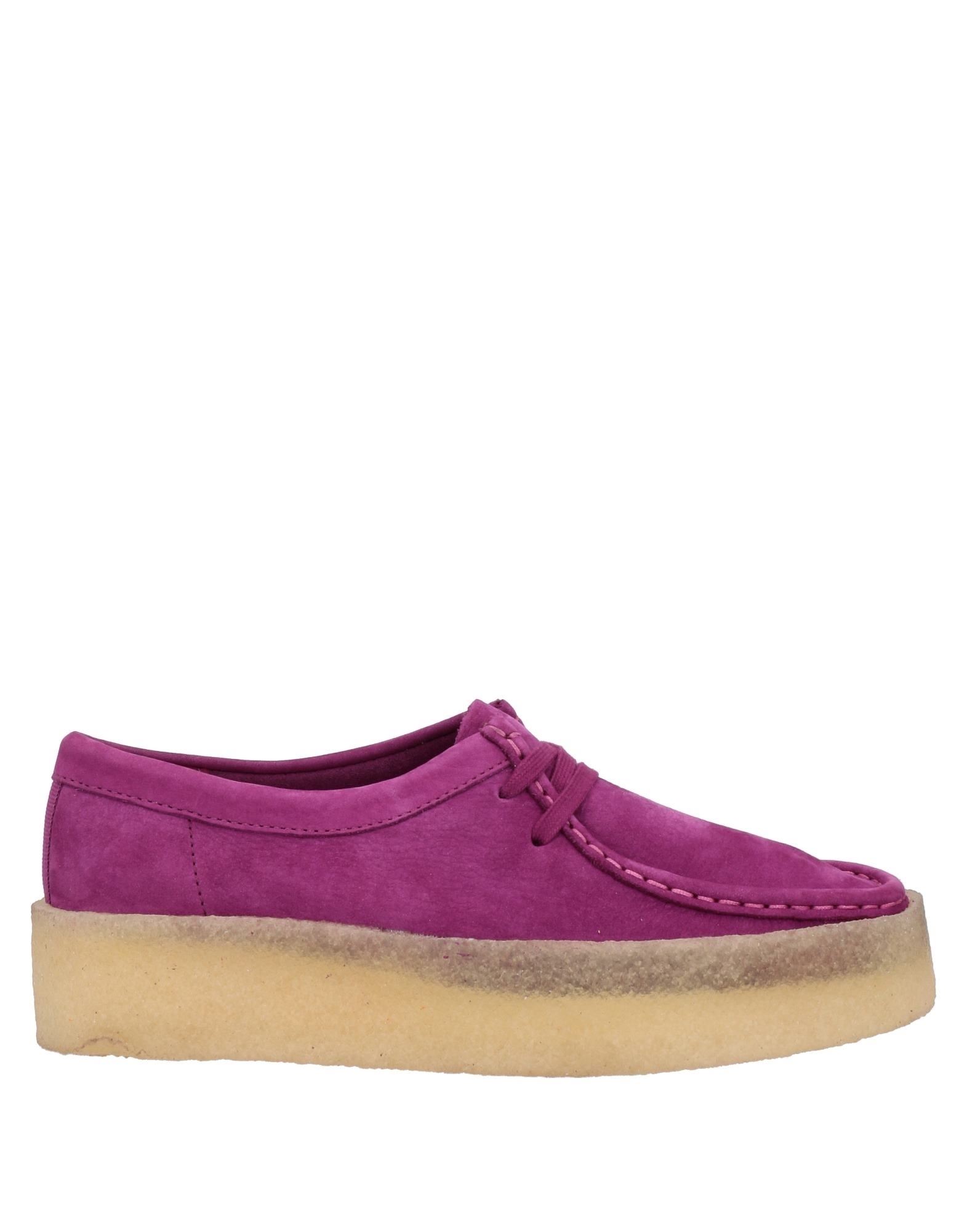 CLARKS ORIGINALS Schnürschuh Damen Malve von CLARKS ORIGINALS