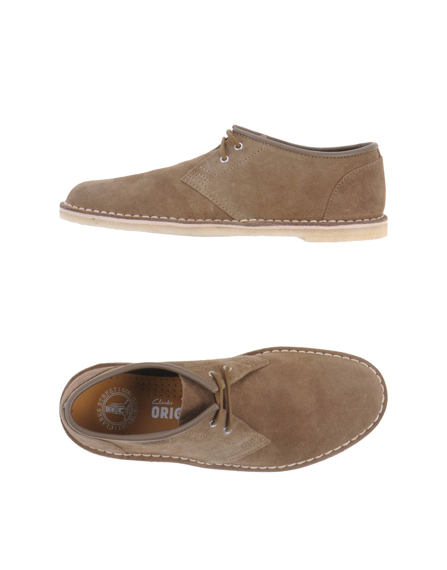 CLARKS ORIGINALS Schnürschuh Herren Khaki von CLARKS ORIGINALS