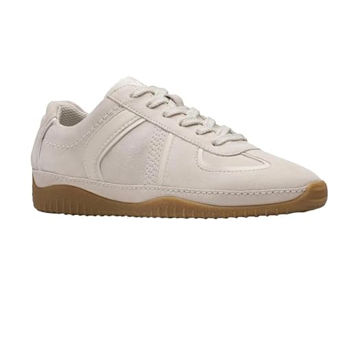 CLARKS Unisex Meridor Lo Shoes, Off White Combi, 41 EU von CLARKS
