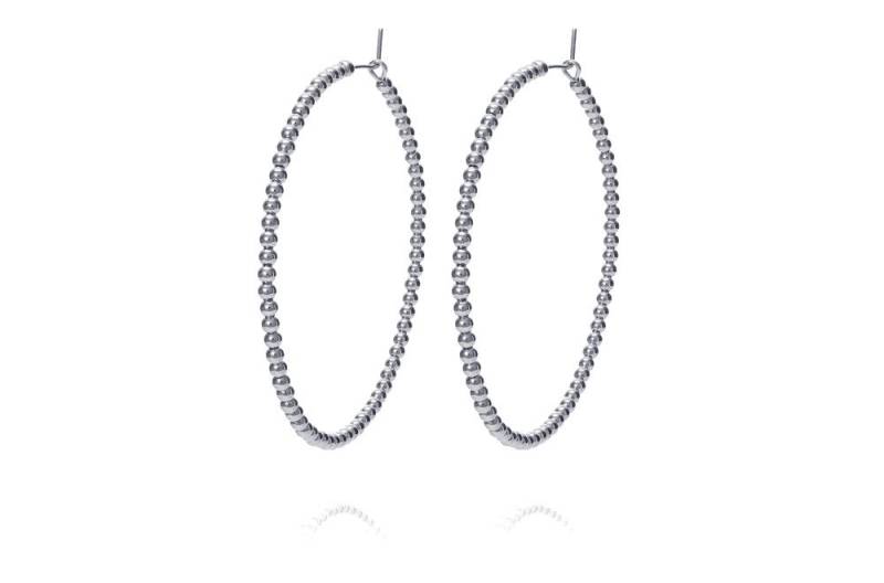 CLASSYANDFABULOUS Jewelry Paar Creolen Aura Fine Edition Earrings - 925 Sterling Silber von CLASSYANDFABULOUS Jewelry