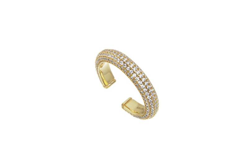 Her - Full Pavé Ring Gold Her - Full Pavé Ring Gold von CLASSYANDFBULOUS