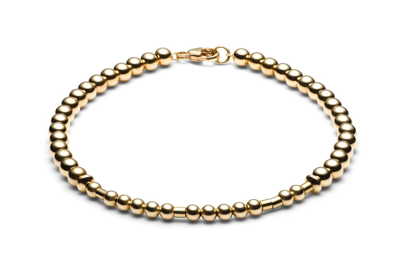 Kugelarmband/ Namensarmband Morsecode Gold Kugelarmband/ Namensarmband Morsecode Gold von CLASSYANDFBULOUS