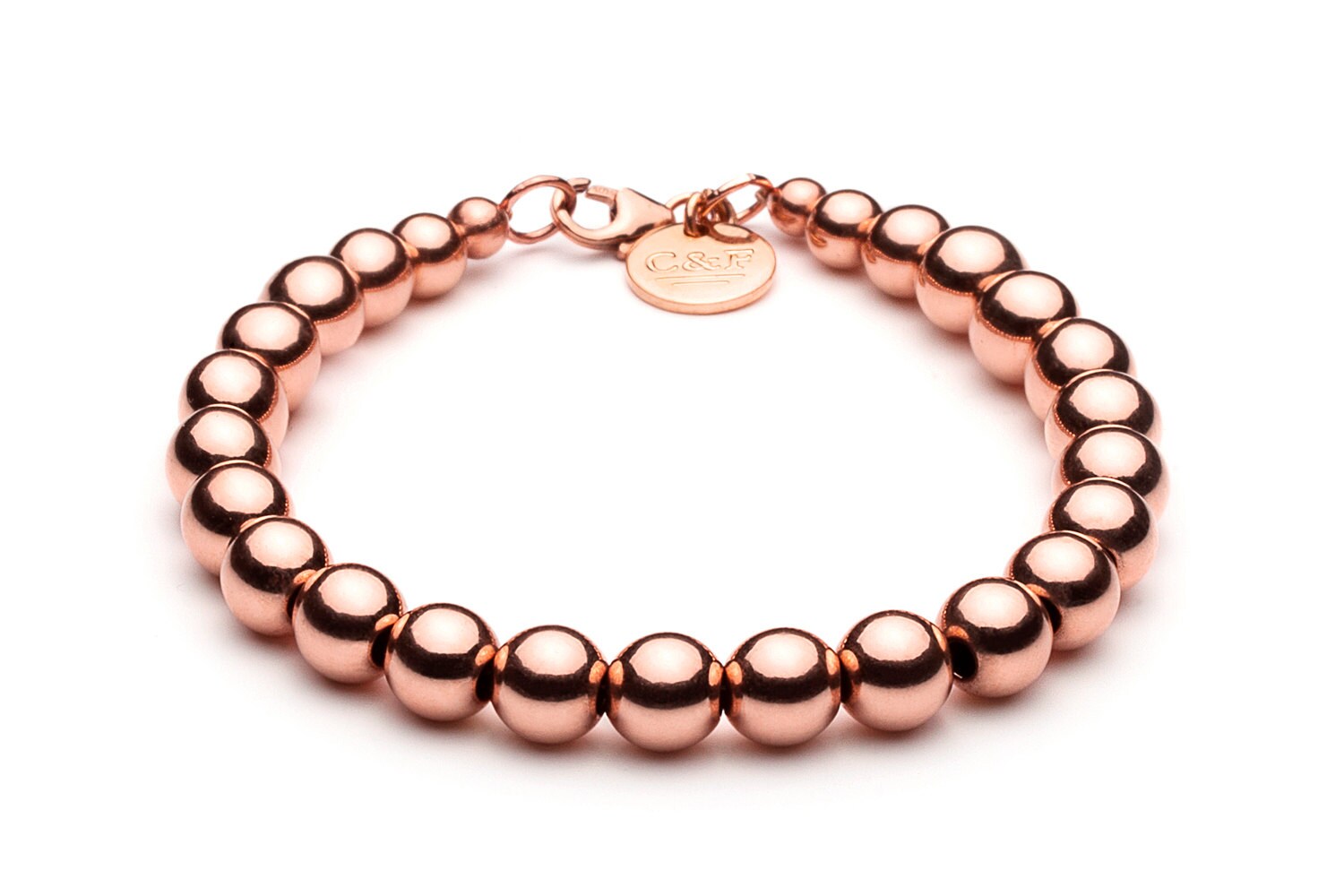 Kugelarmband 8mm Roségold Kugelarmband 8mm Roségold von CLASSYANDFBULOUS