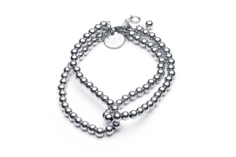 Kugelarmband Loop It Twice Mini Silber von CLASSYANDFBULOUS