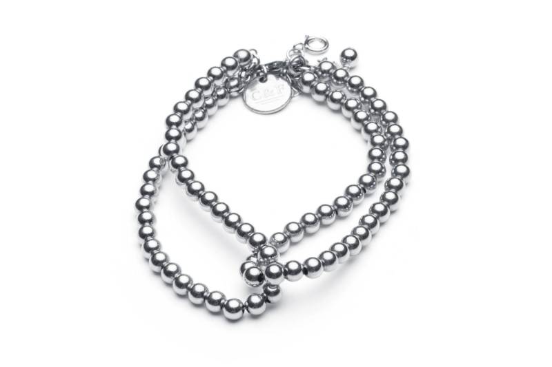 Kugelarmband Loop It Twice Silber von CLASSYANDFBULOUS