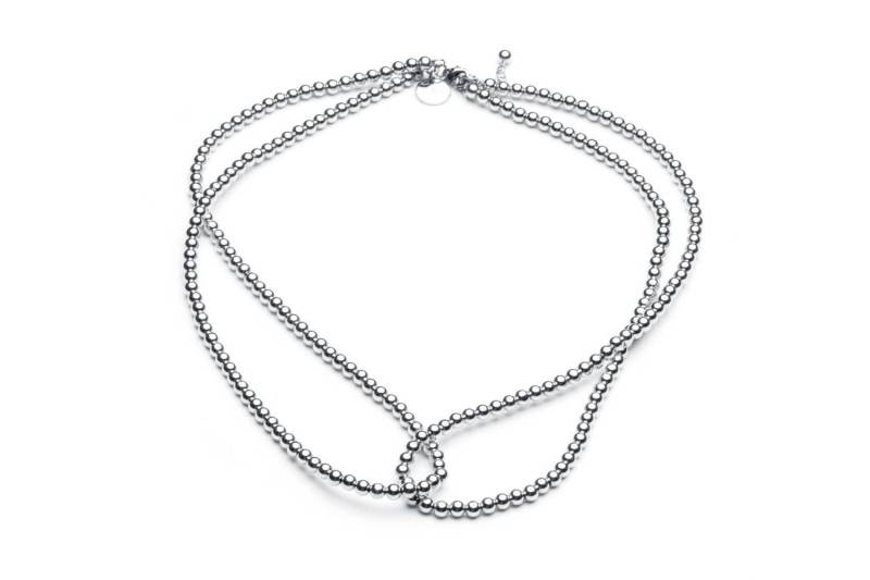 Kugelkette Loop It Twice Mini Silber von CLASSYANDFBULOUS